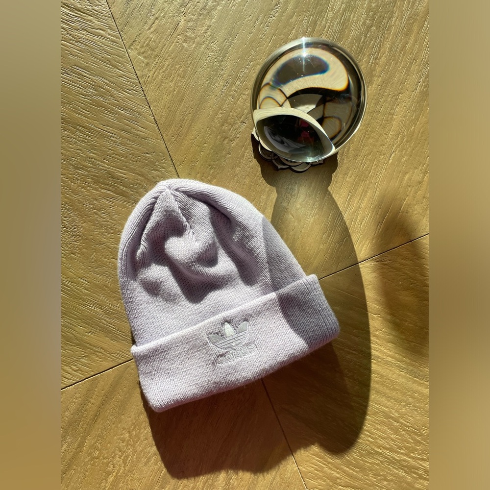 Light Lavender Adidas Beanie